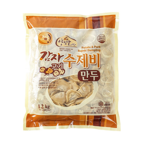 [아하] 감자고기수제비 만두/1.2kg